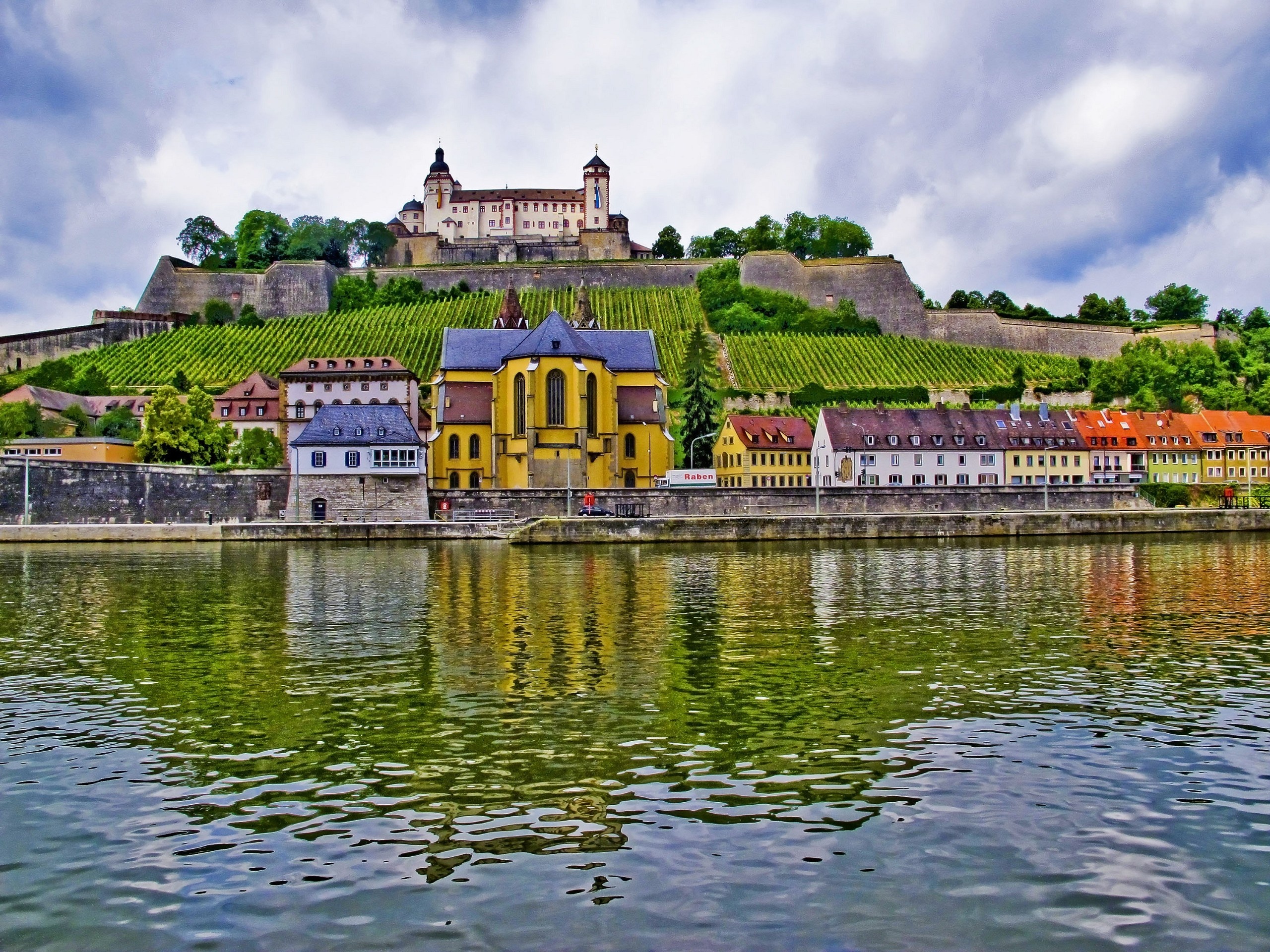 Marienberg Fortress In Wurzburg Bavaria Germany