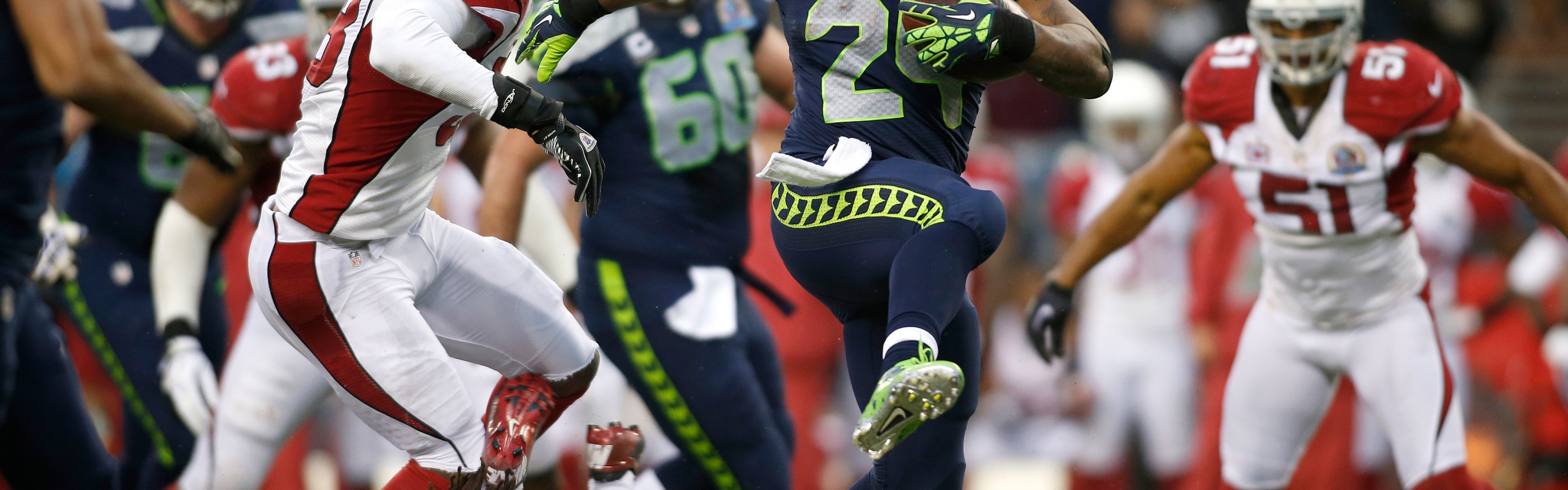 Marshawn Lynch Runs For A Touchdown