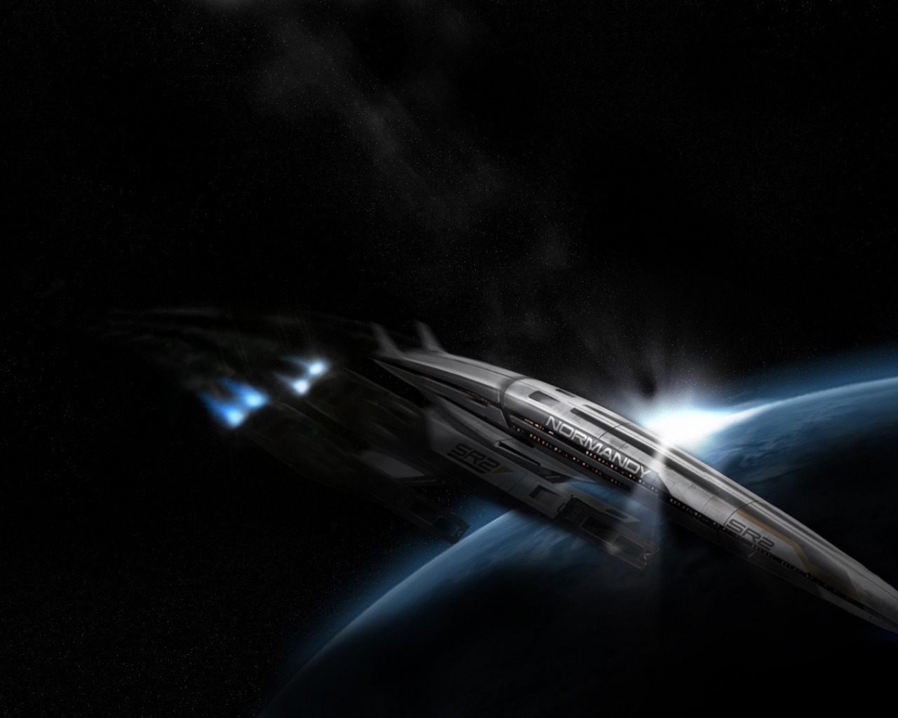 Mass Effect Spaceship Normandy SR-2