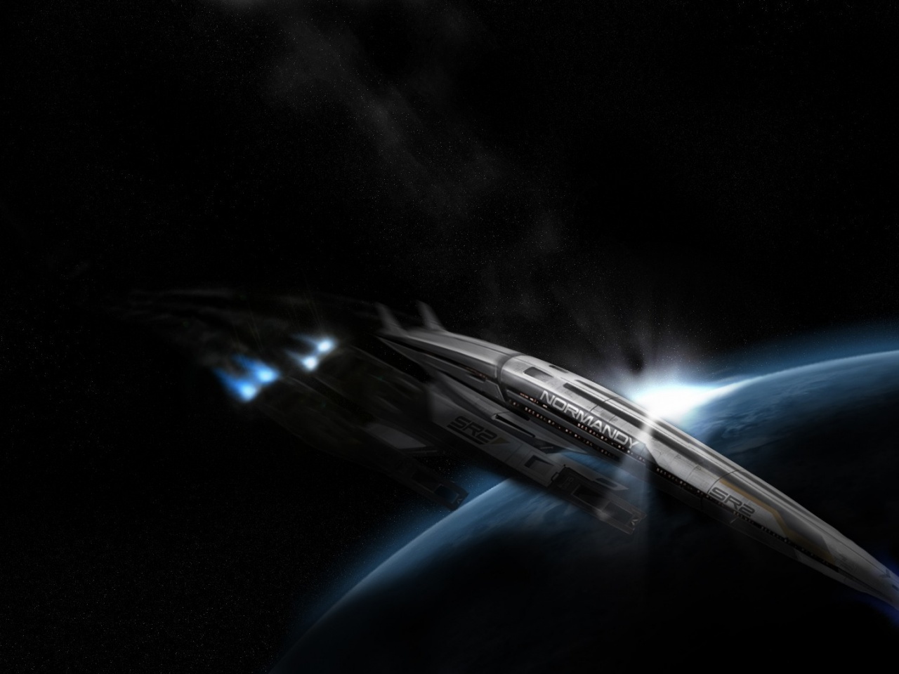 Mass Effect Spaceship Normandy SR-2