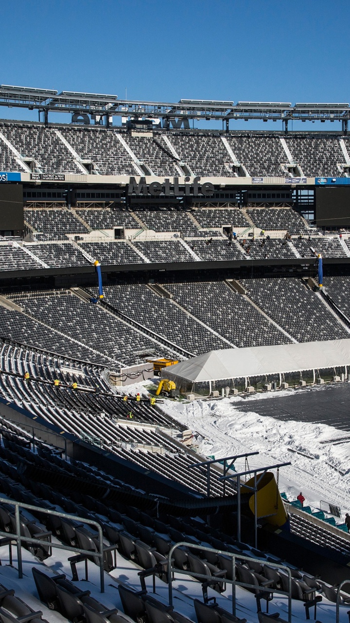 MetLife Full Of Snow-Super Bowl 2014