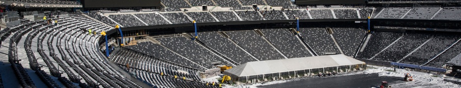 MetLife Full Of Snow-Super Bowl 2014