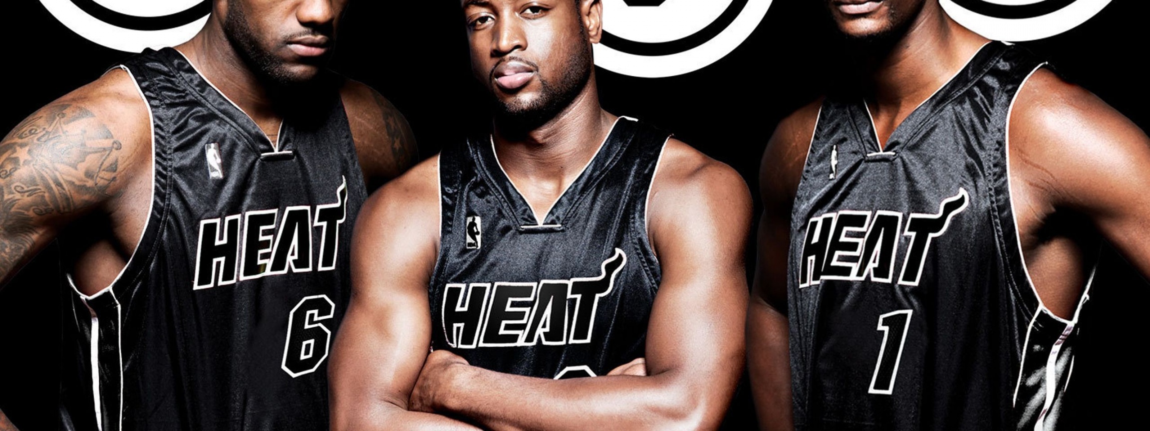 Miami Heat Nba American Basketball Black Uniforms Dwyane Wade Lebron James Chris Bosh