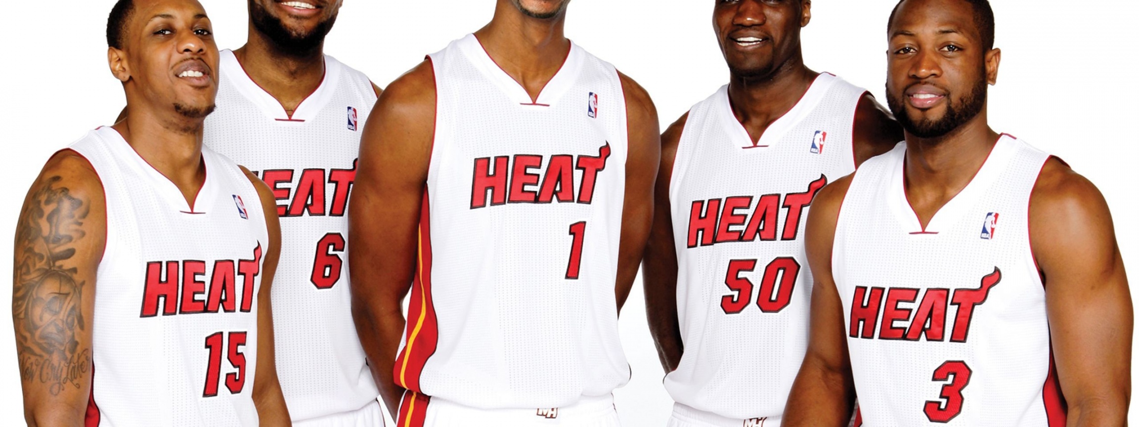 Miami Heat Nba American Basketball Lebron Wade Bosh Chalmers Anthony