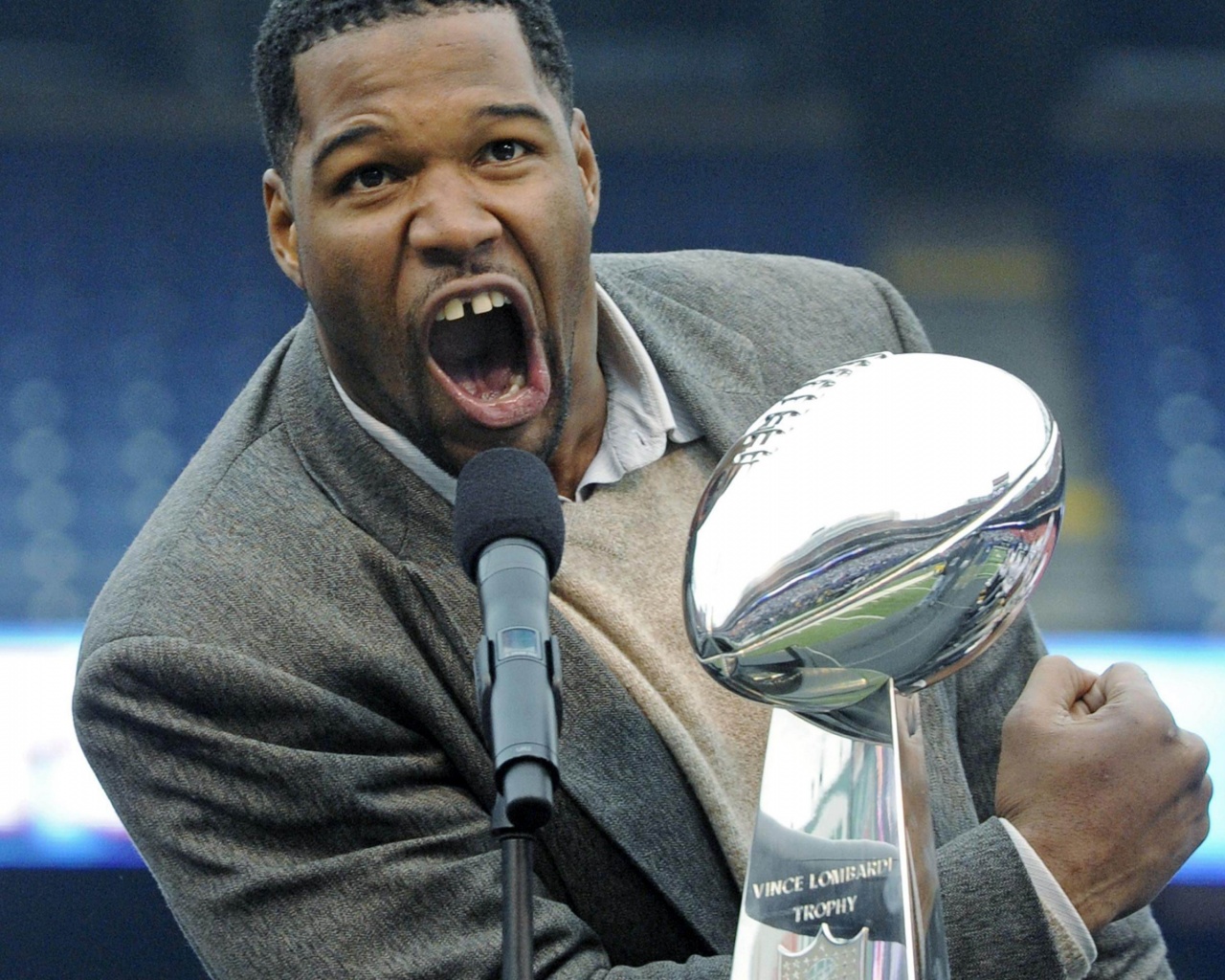 Michael Strahan Football Athlete