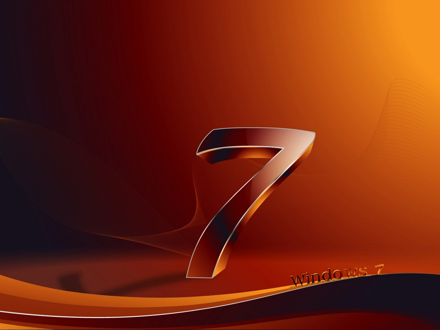 Microsoft Windows 7 - 3D Logo