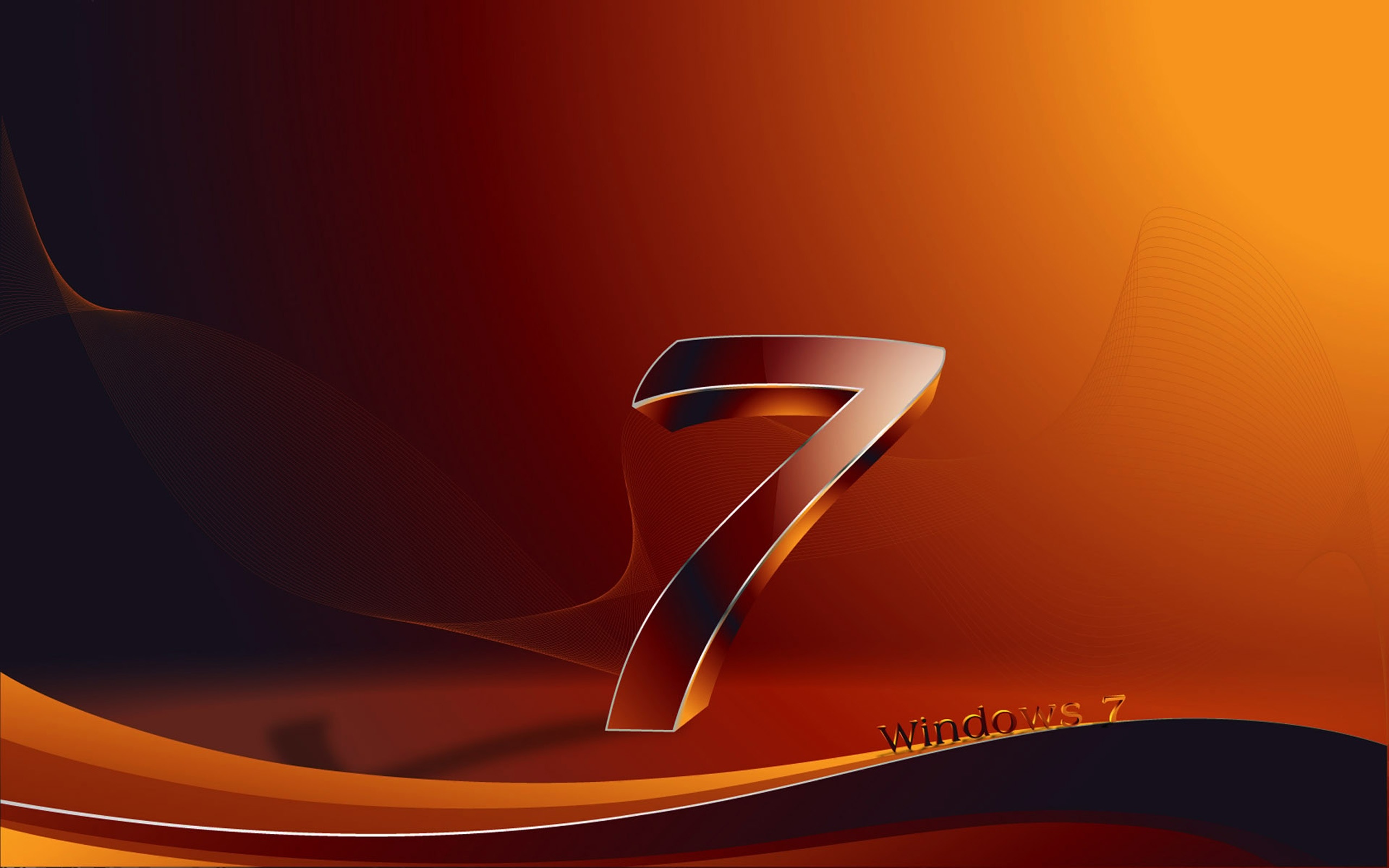 Microsoft Windows 7 - 3D Logo