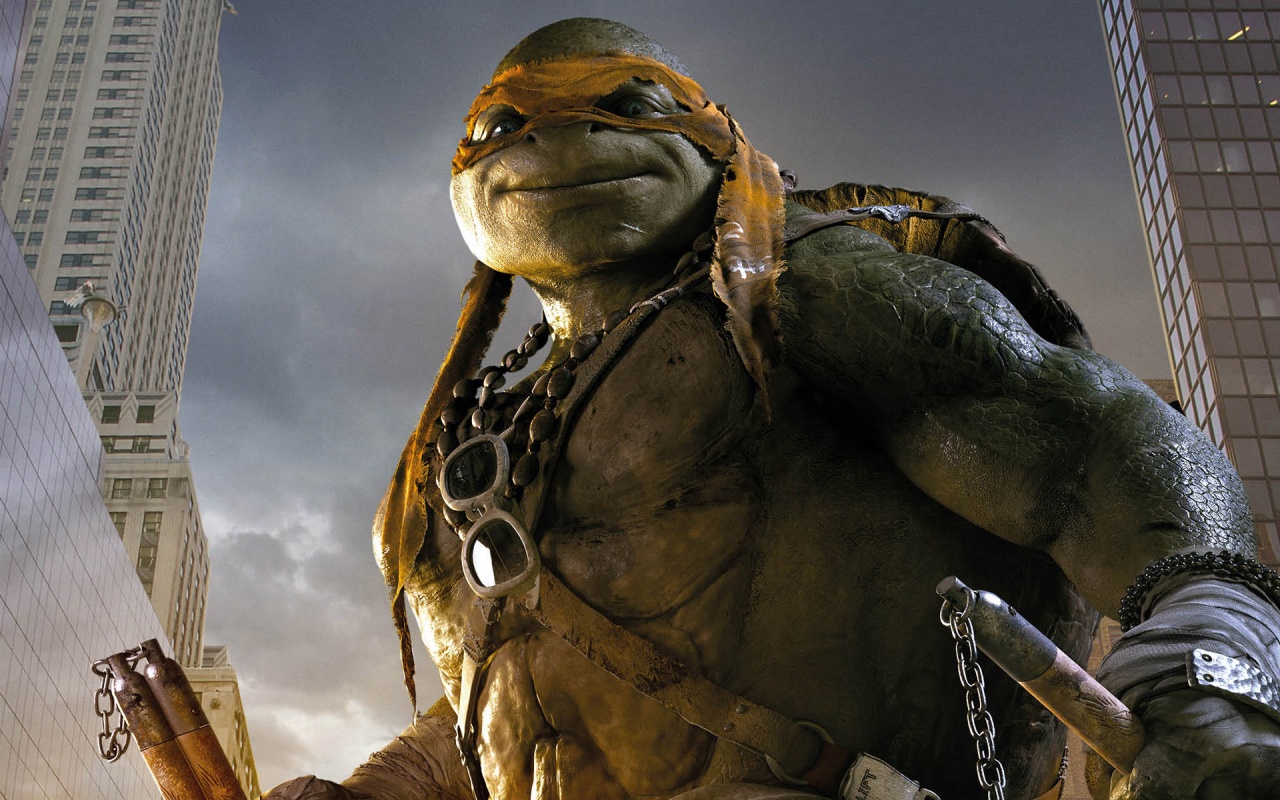 Mikey In TMNT 2014 Movie