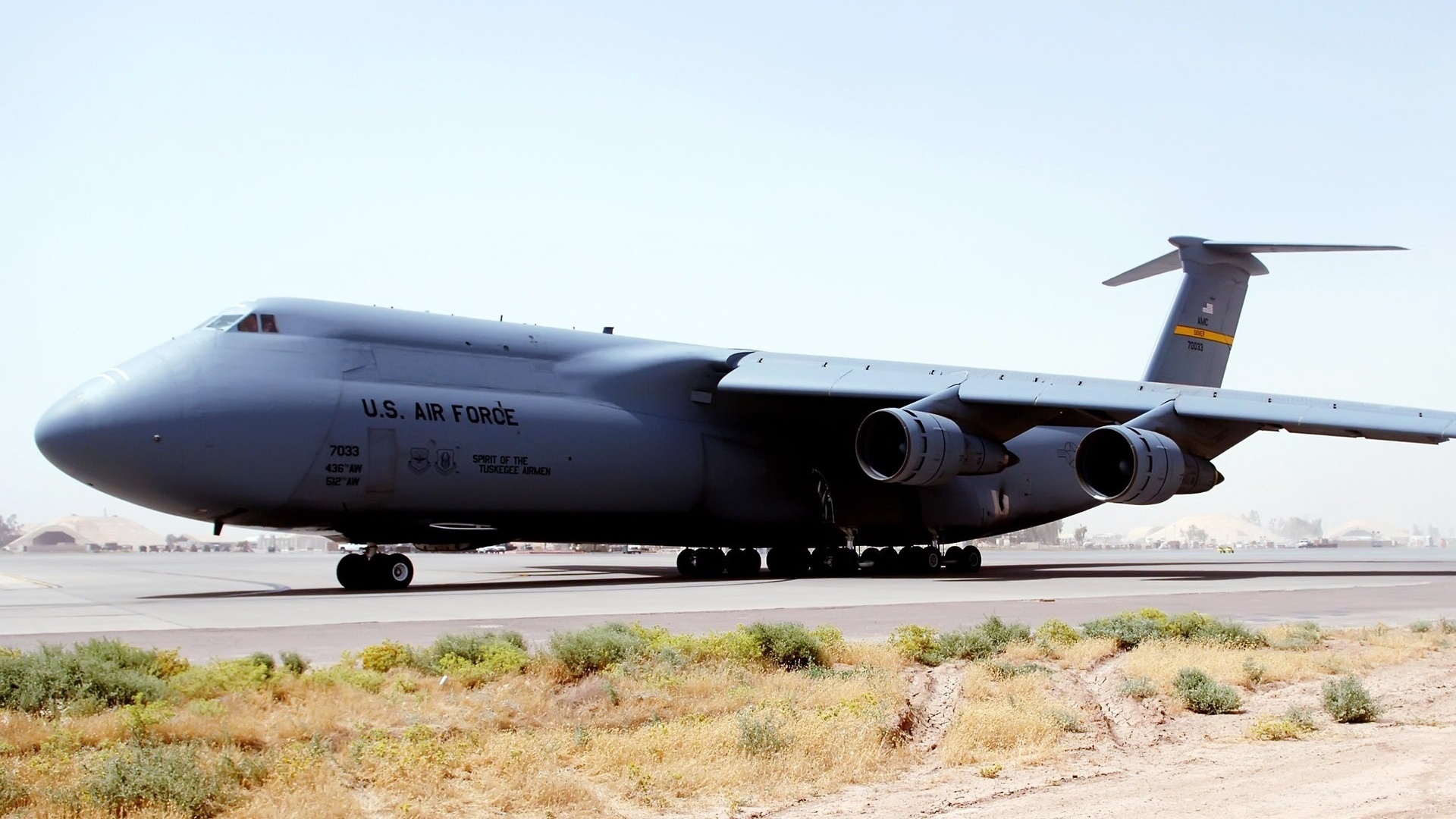 Military Aircraft On The Runway