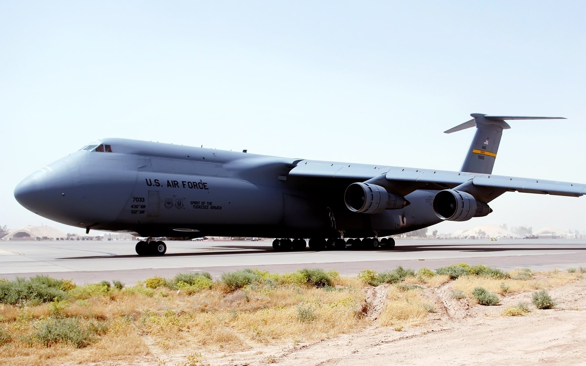 Military Aircraft On The Runway