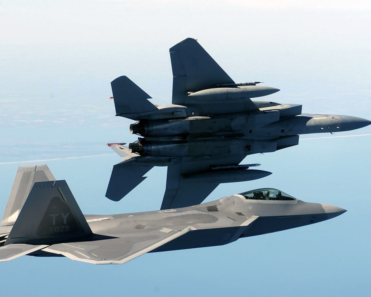 Military F22 Raptor Planes F15 Eagle