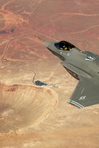 Military Jet Fighter F35 Lightning Ii