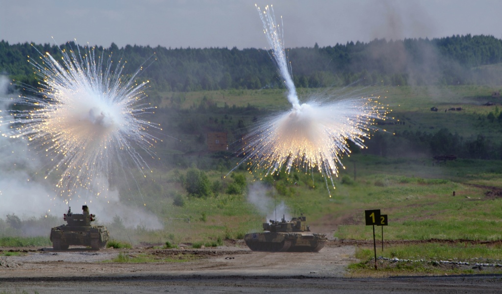 Military Tanks White Phosphorus