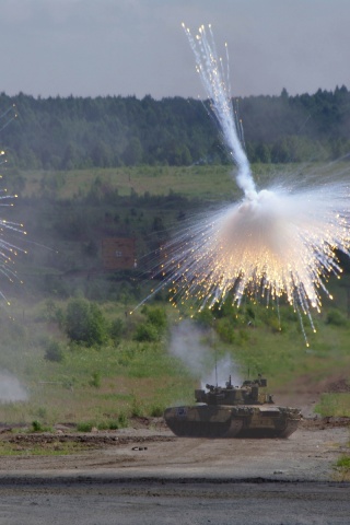 Military Tanks White Phosphorus