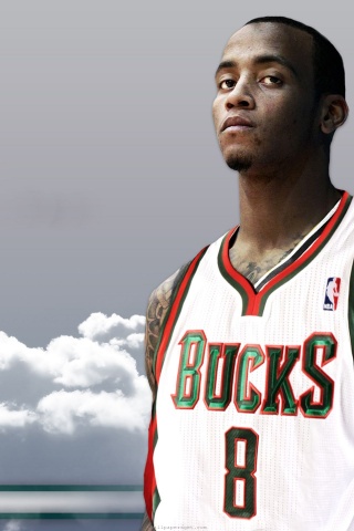 Milwaukee Bucks Nba American Basketball Guard Monta Ellis