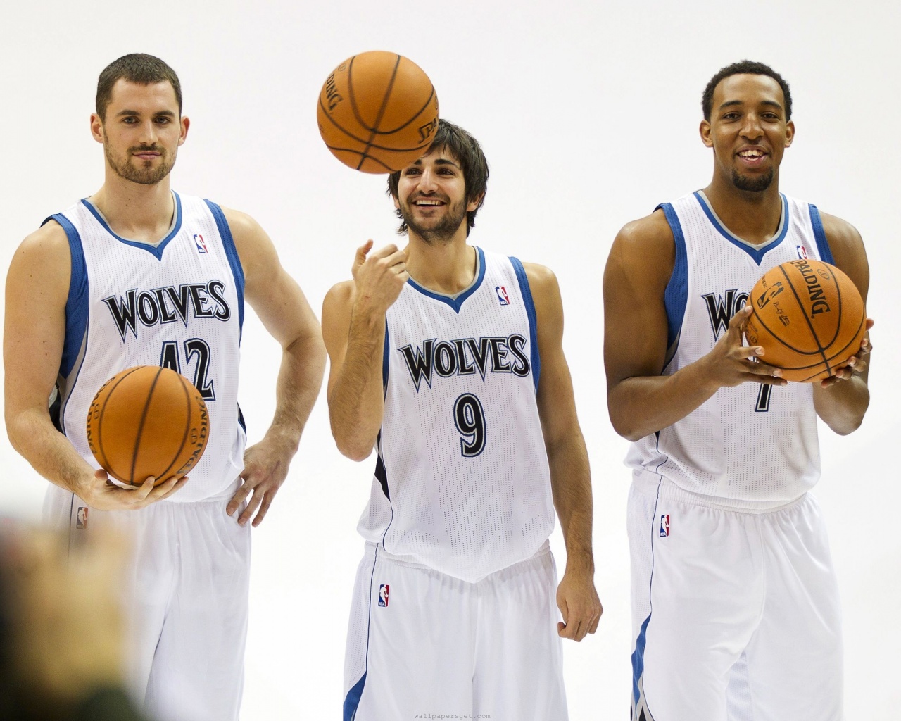 Minnesota Timberwolves Nba American Basketball Kevin Love Ricky Rubio Derrick Williams