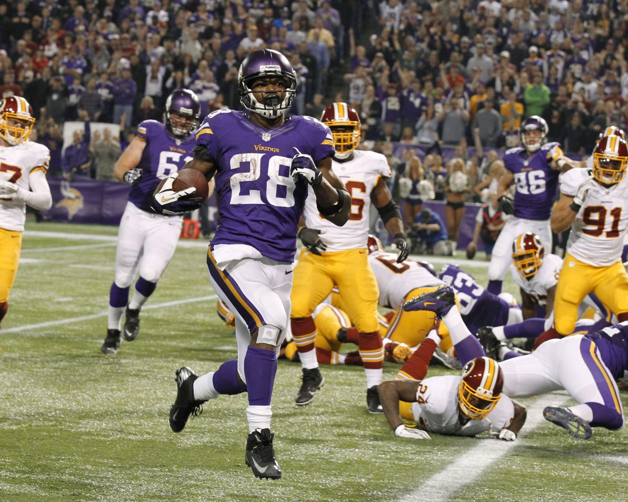 Minnesota Vikings Vs Washington Redskins