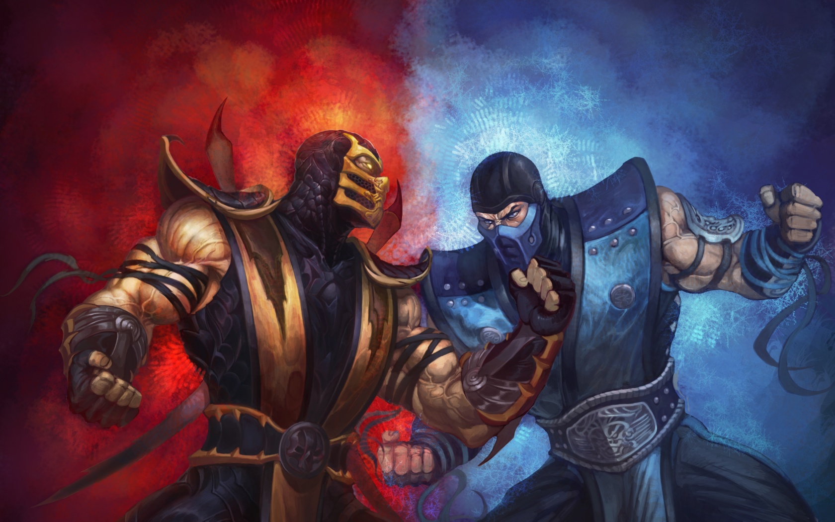 Mortal Kombat Scorpion Vs Sub Zero