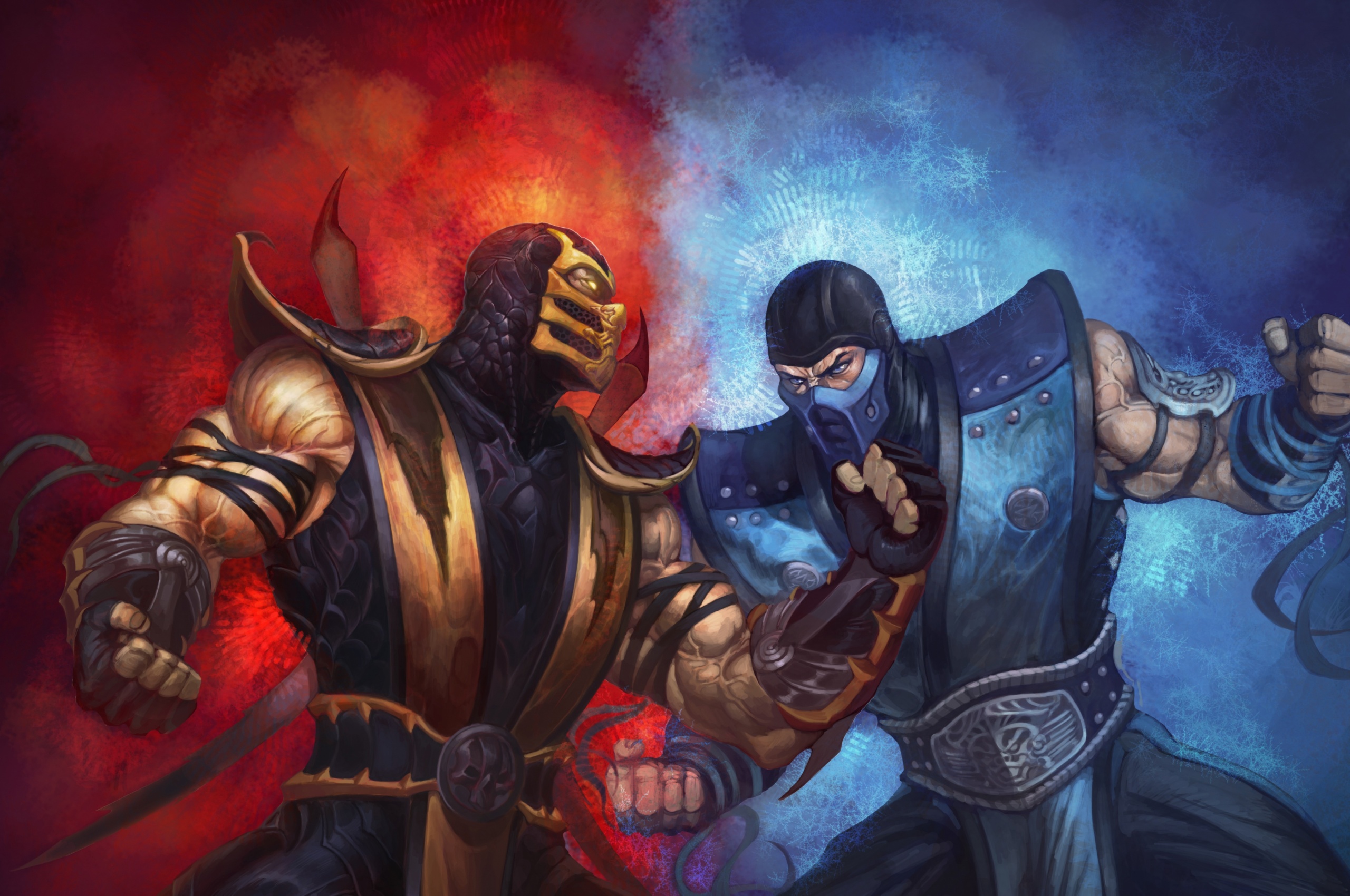 Mortal Kombat Scorpion Vs Sub Zero