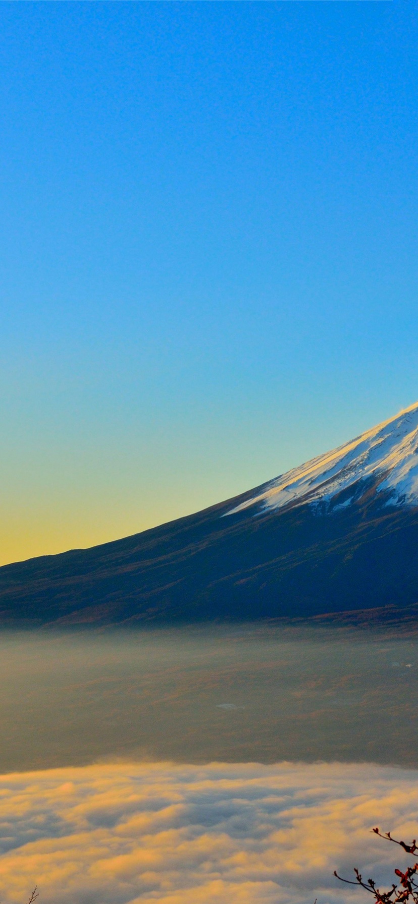 Mount Fuji At Sunset