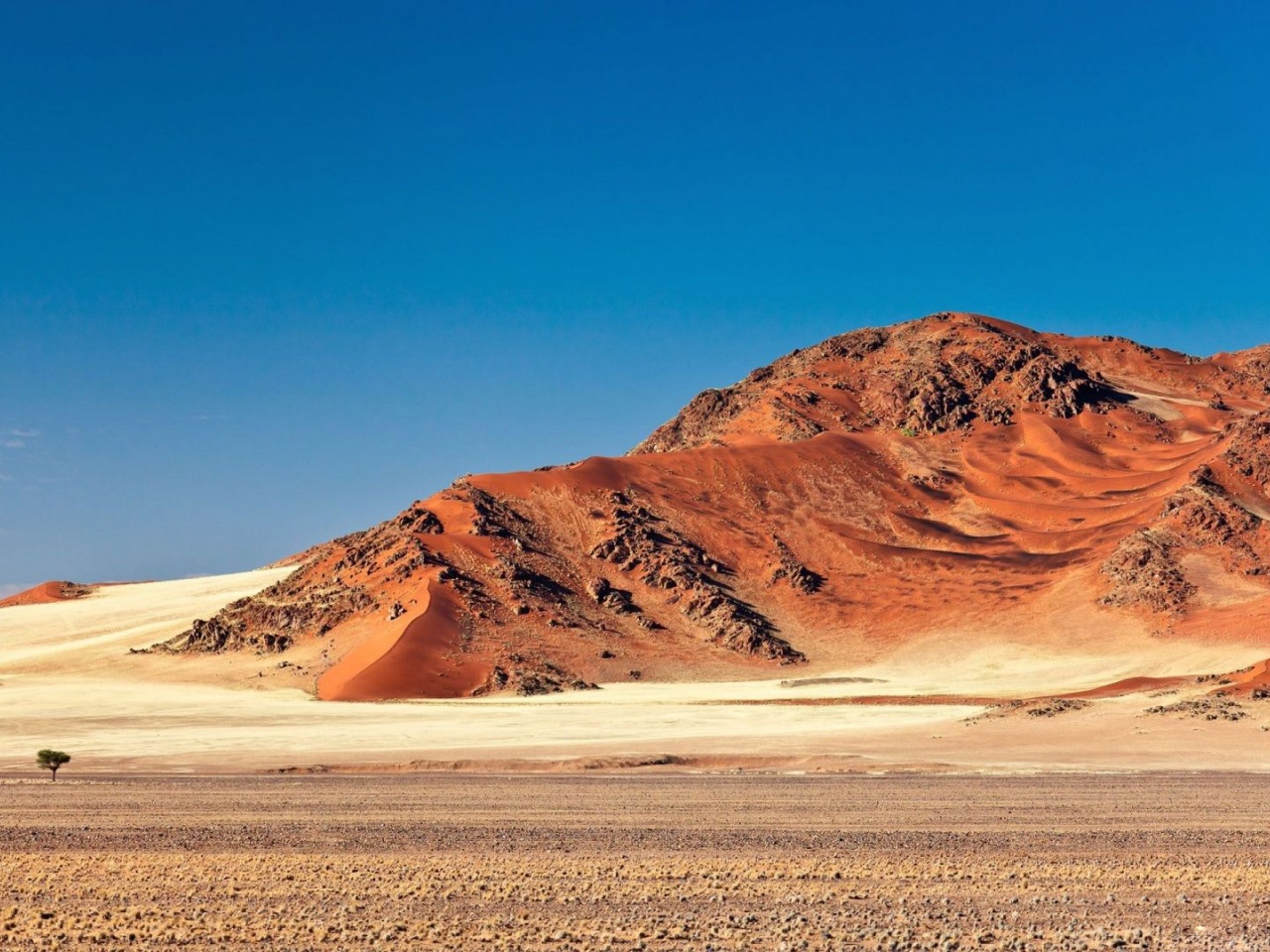 Mountain Sossusvlei Namib Desert Beautiful Nature Landscapes