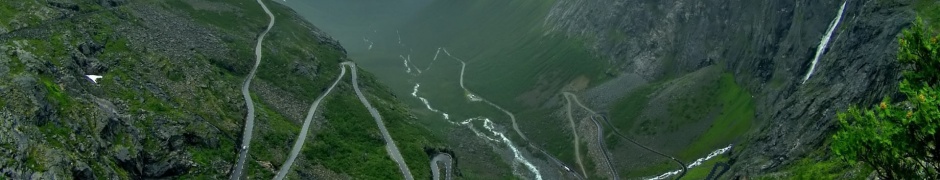 Mountain Valley Road Dark Clouds Nature