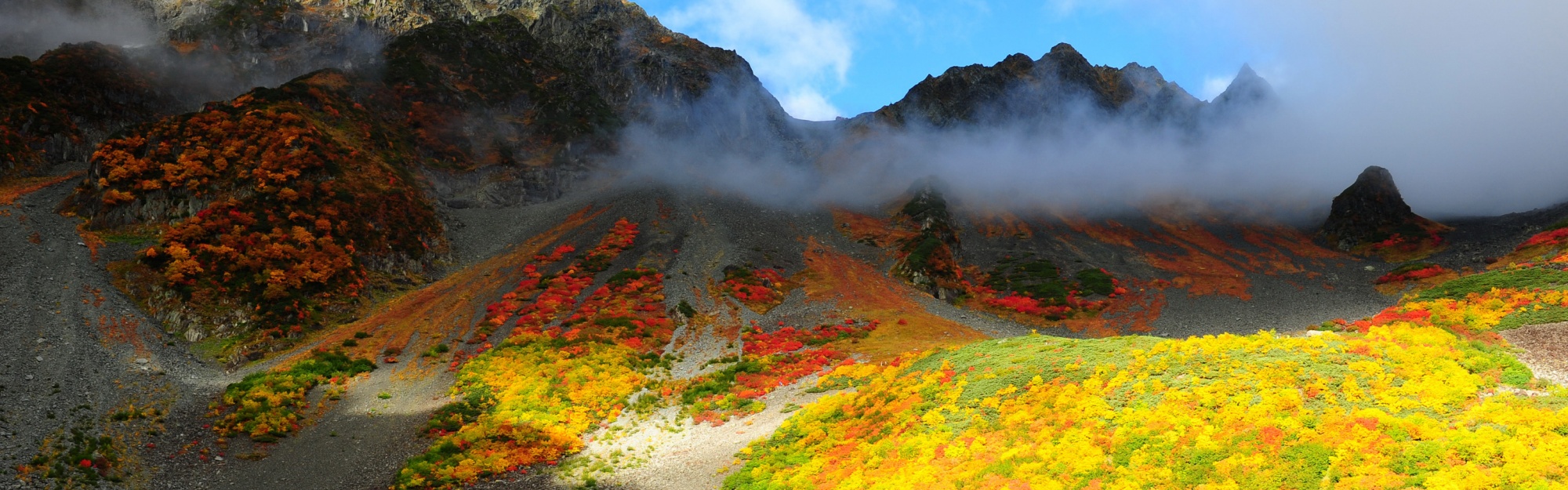 Mountains Autumn Scenery