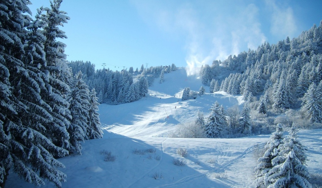 Mountains Snow Winter