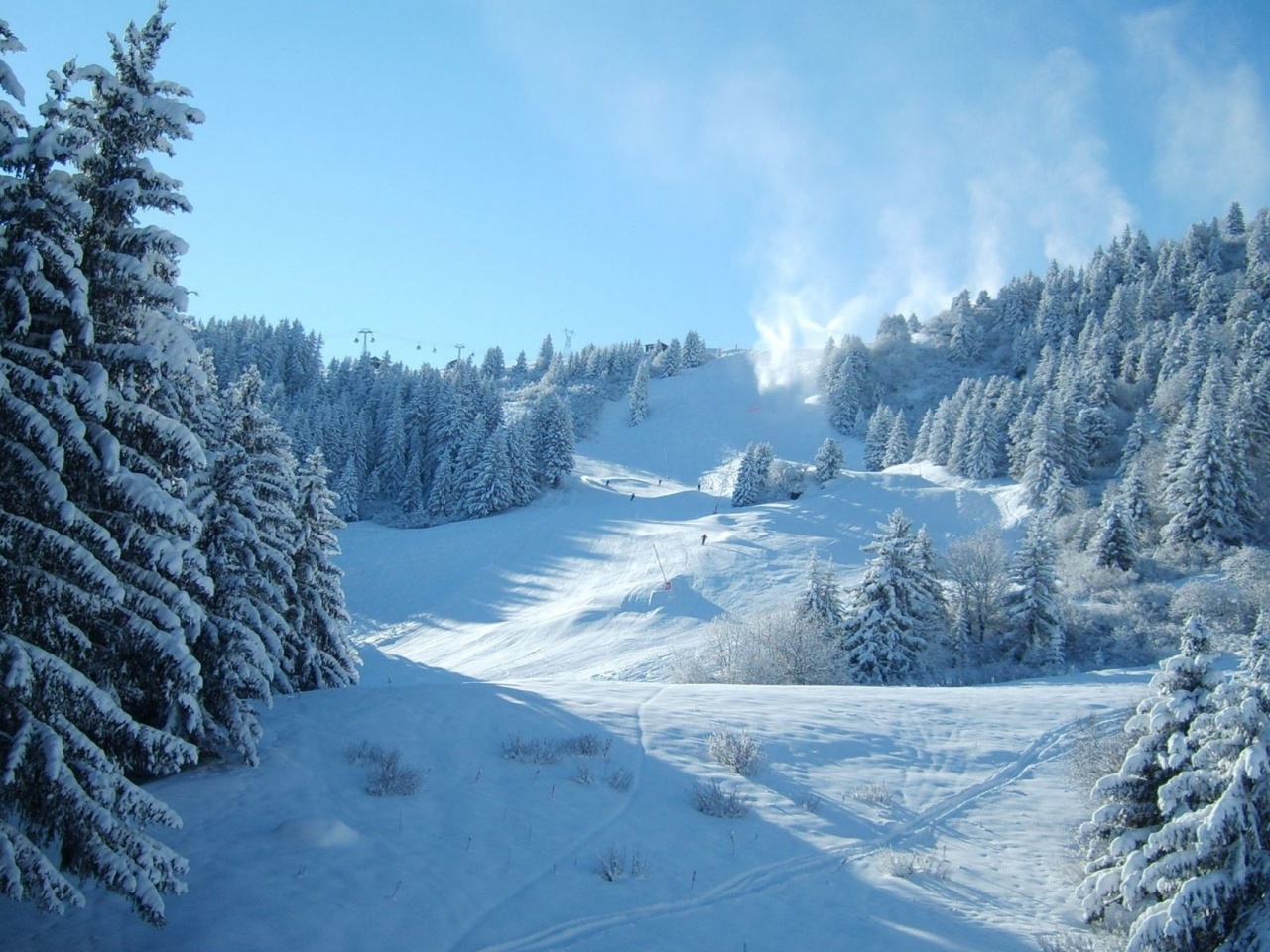 Mountains Snow Winter