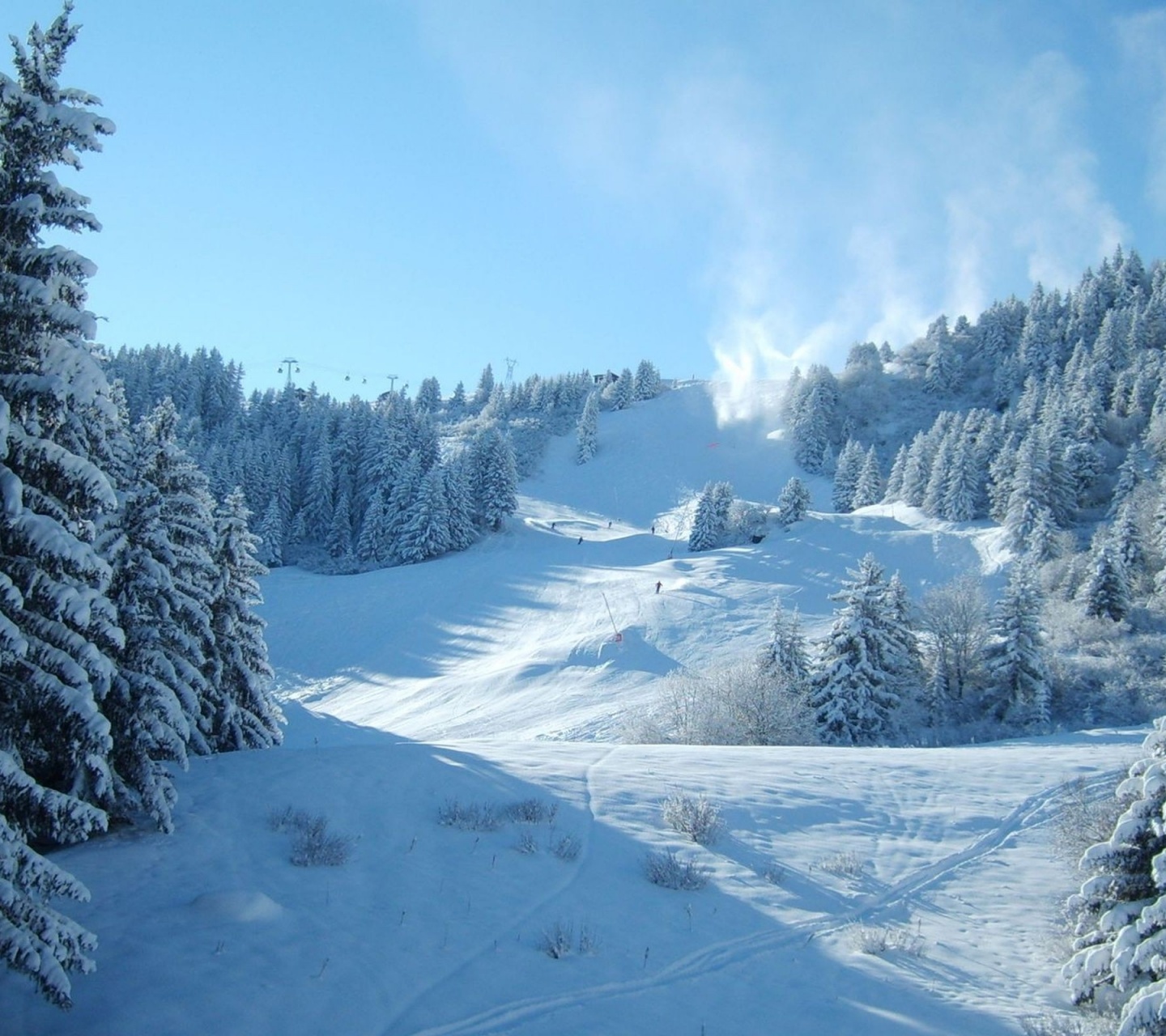 Mountains Snow Winter