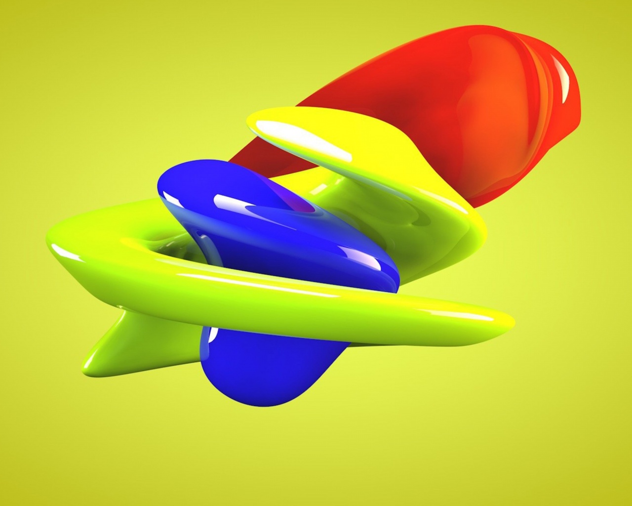 Multicolored 3D Sculpture