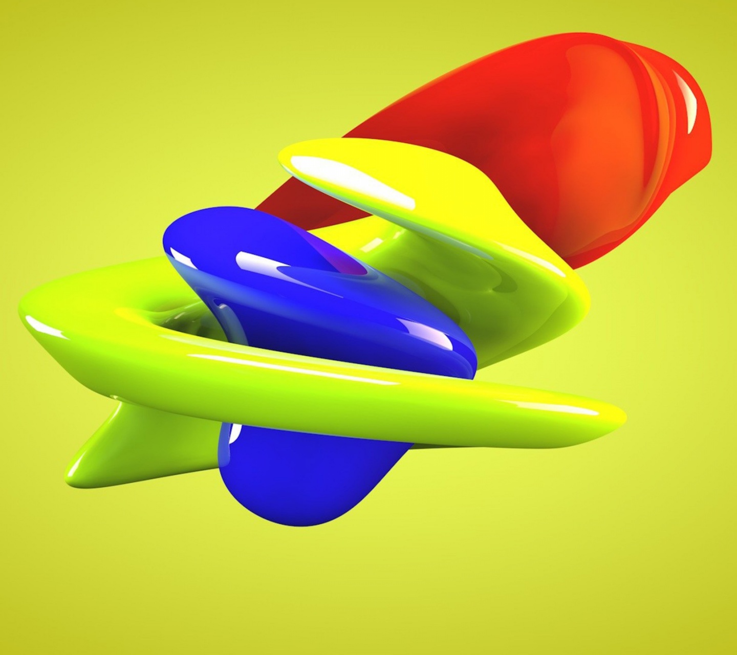 Multicolored 3D Sculpture