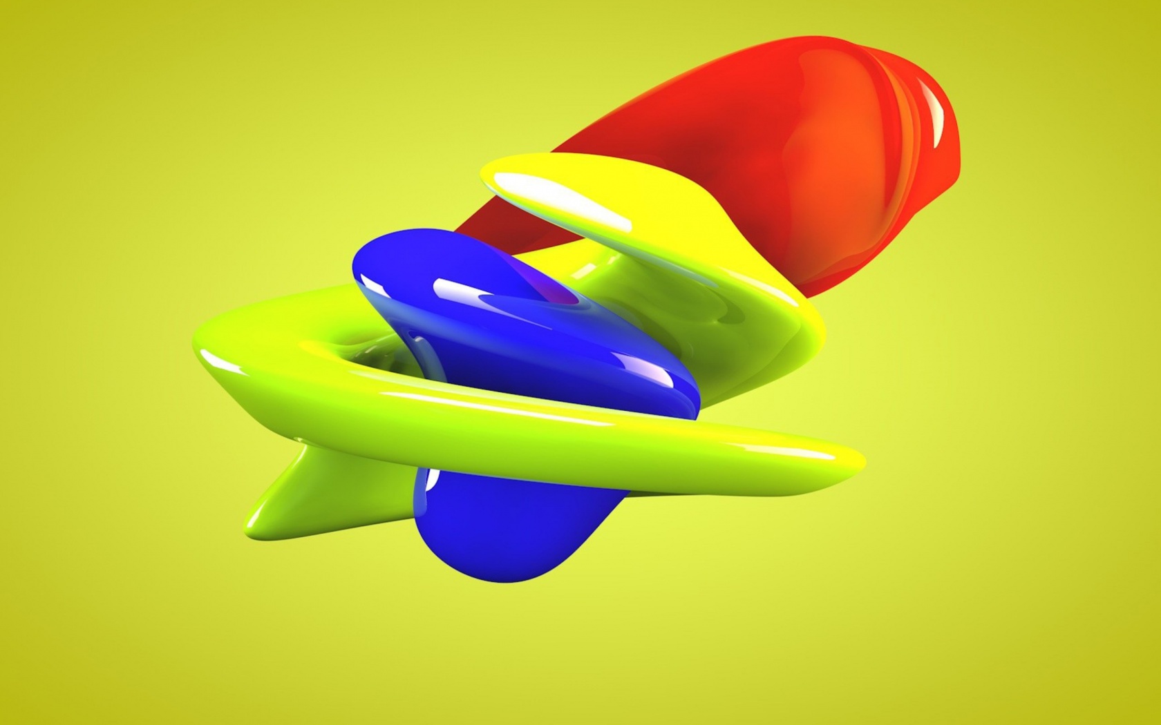 Multicolored 3D Sculpture