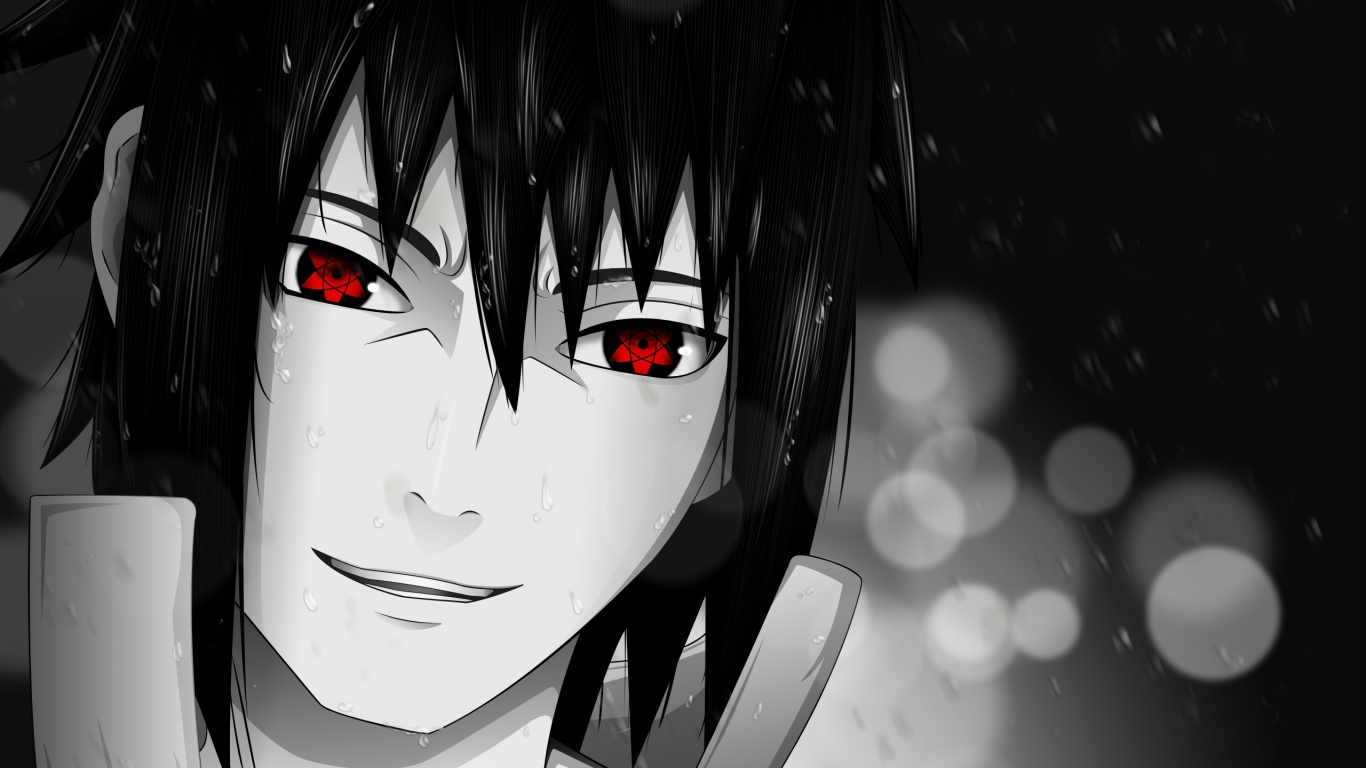 Naruto Anime Sharingan Sasuke