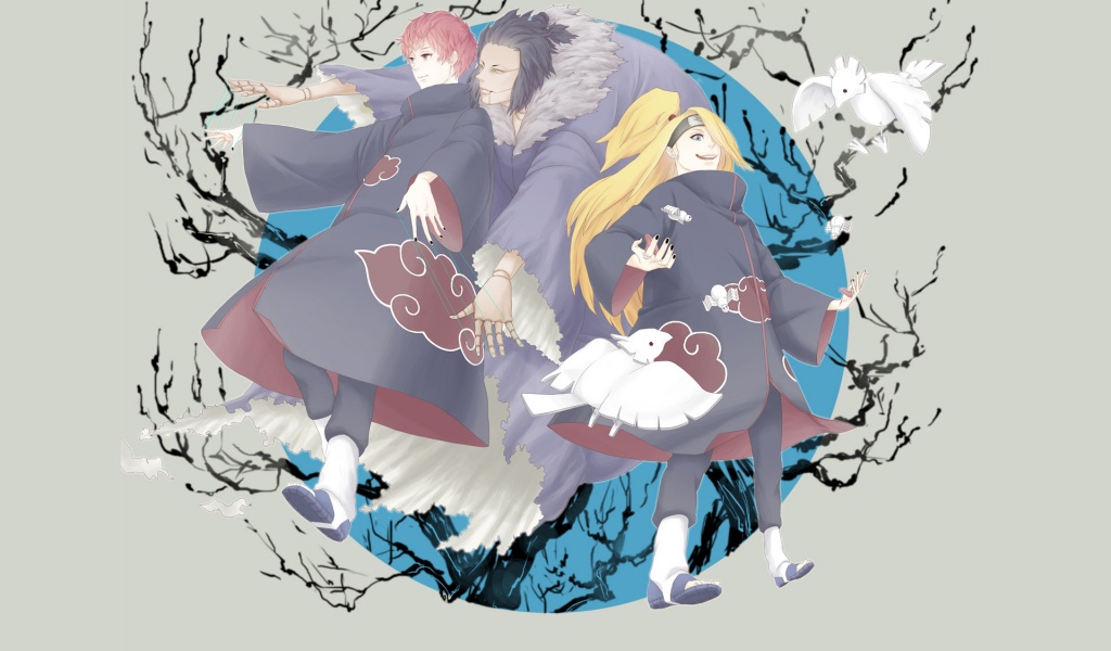 Naruto Deidara Sasori Naruto Cloaks