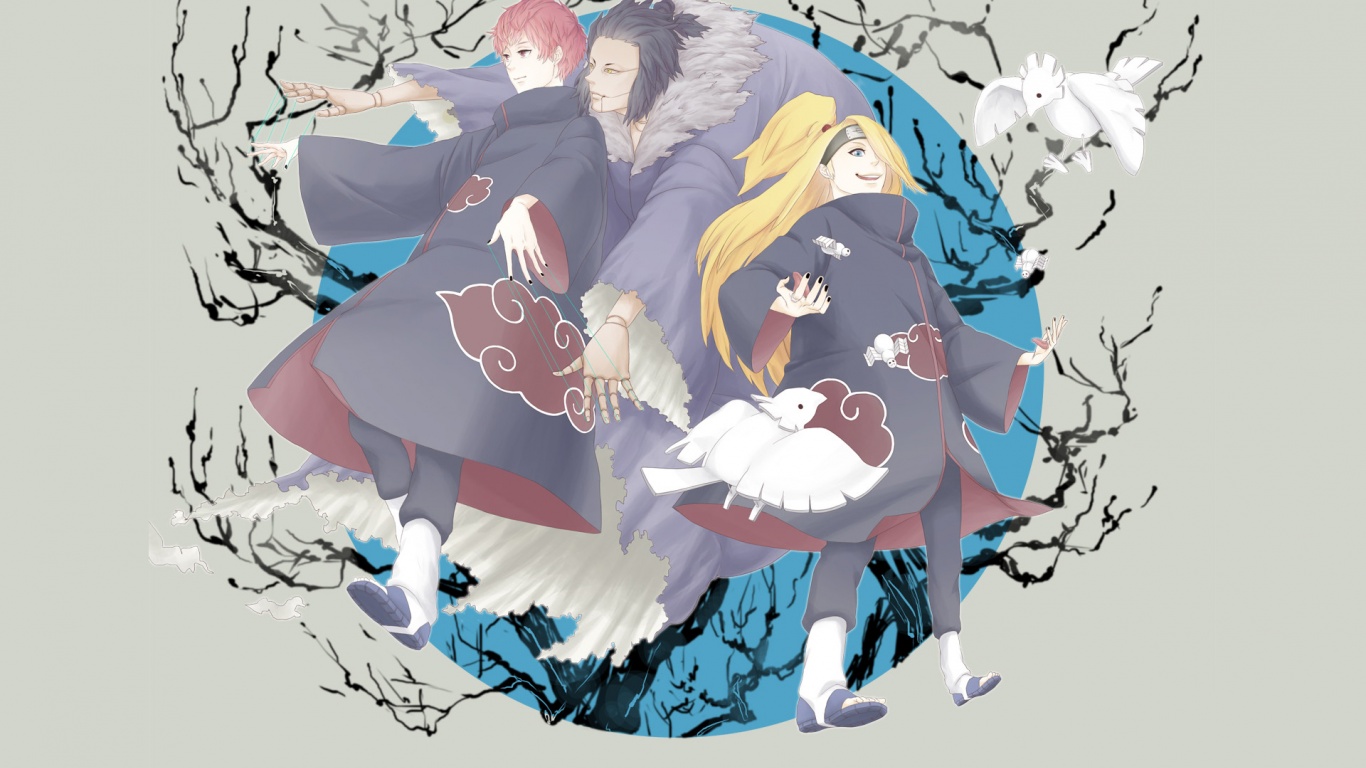 Naruto Deidara Sasori Naruto Cloaks