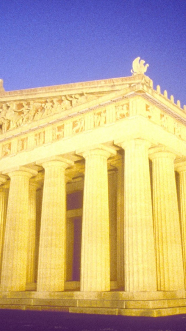 Nashville Parthenon Night United States