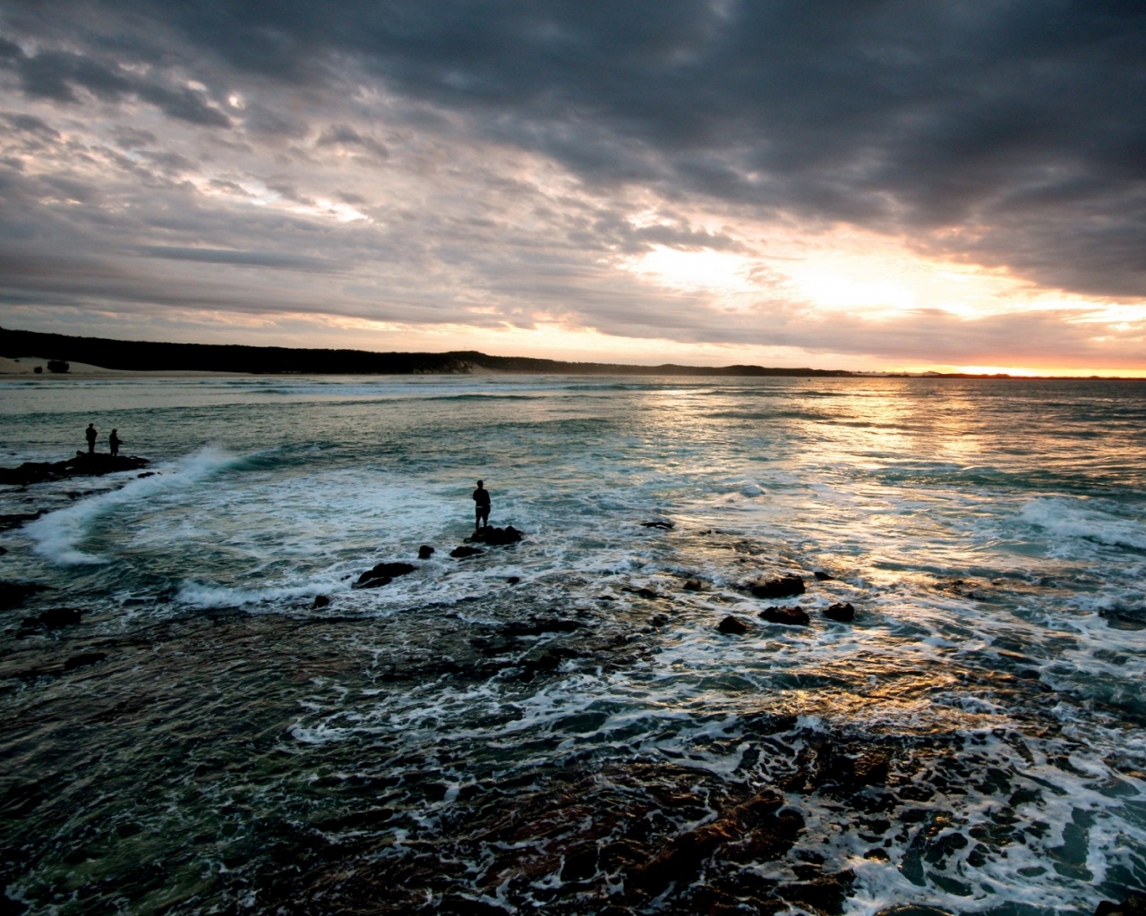 Nature Landscape Ocean Clouds