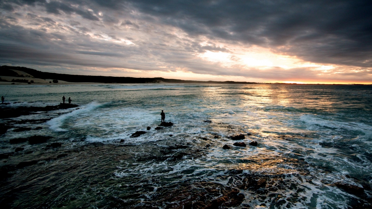 Nature Landscape Ocean Clouds