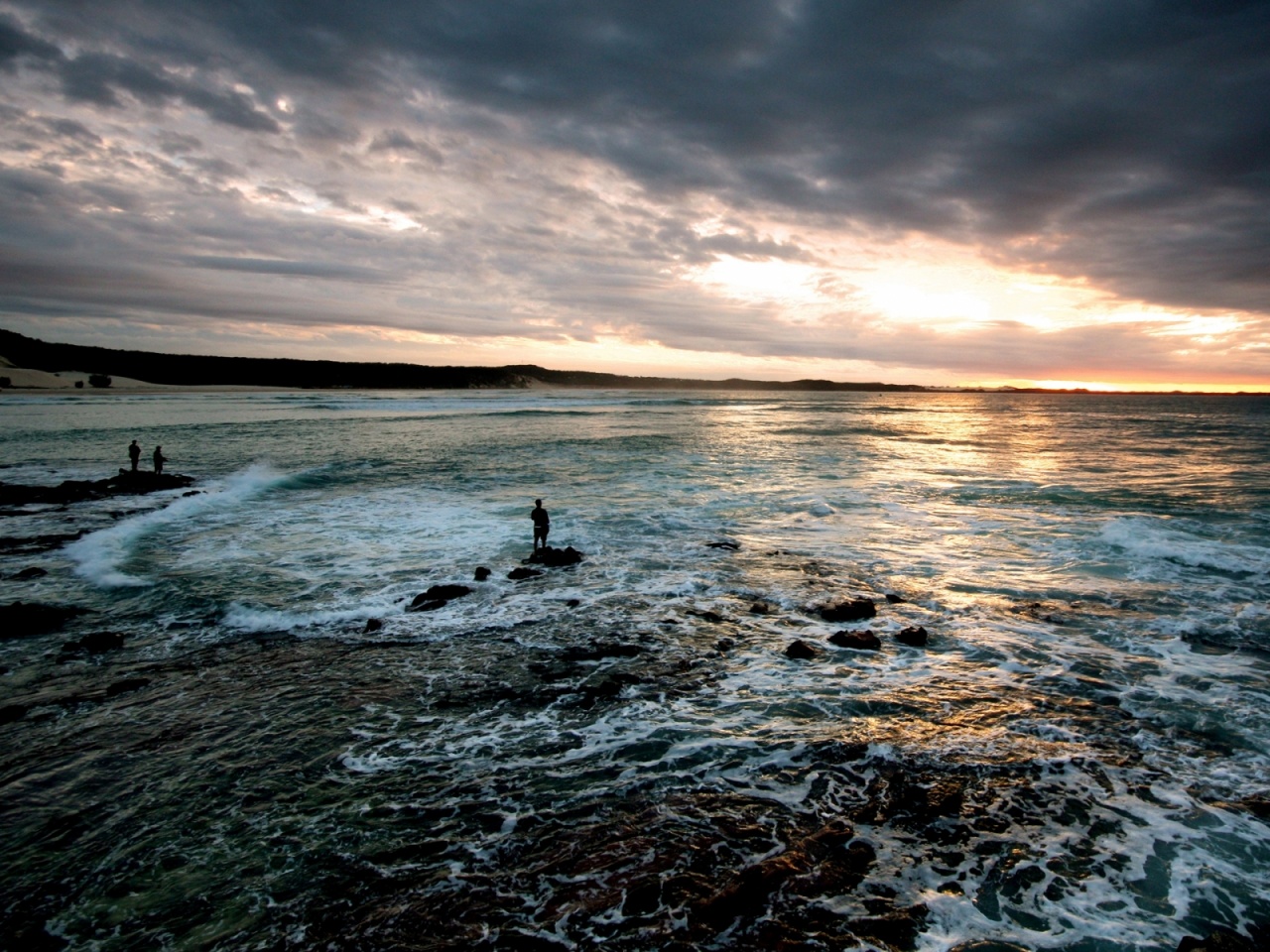 Nature Landscape Ocean Clouds