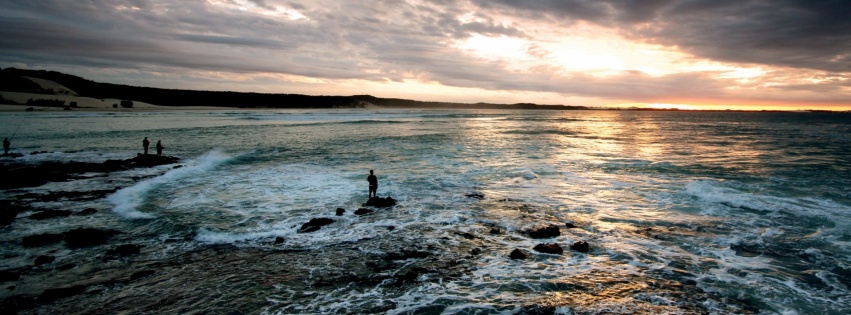 Nature Landscape Ocean Clouds