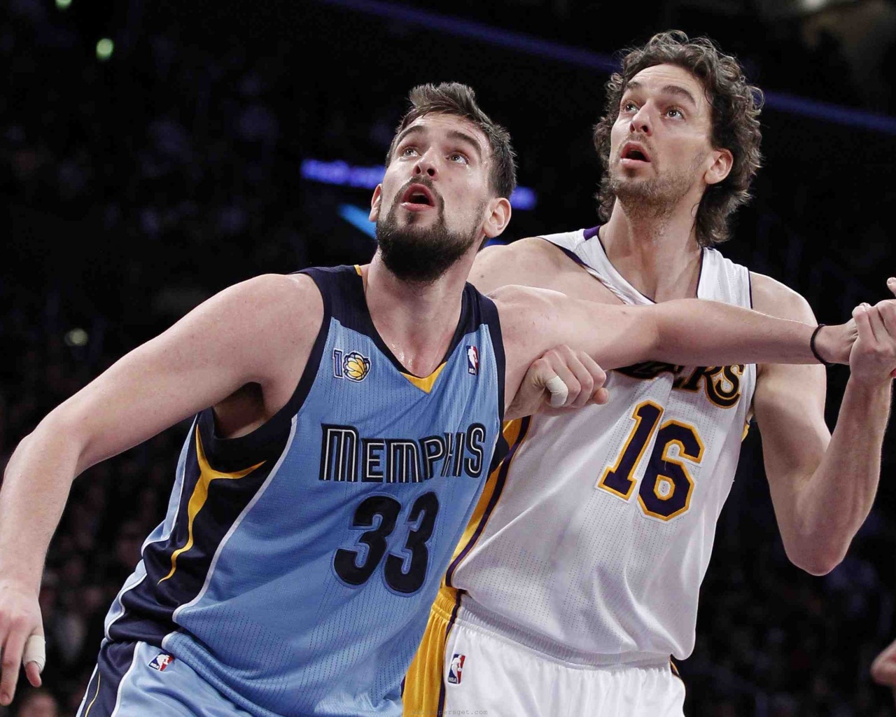 Nba American Basketball Marc Gasol Memphis Grizzlies Pau Gasol La Lakers