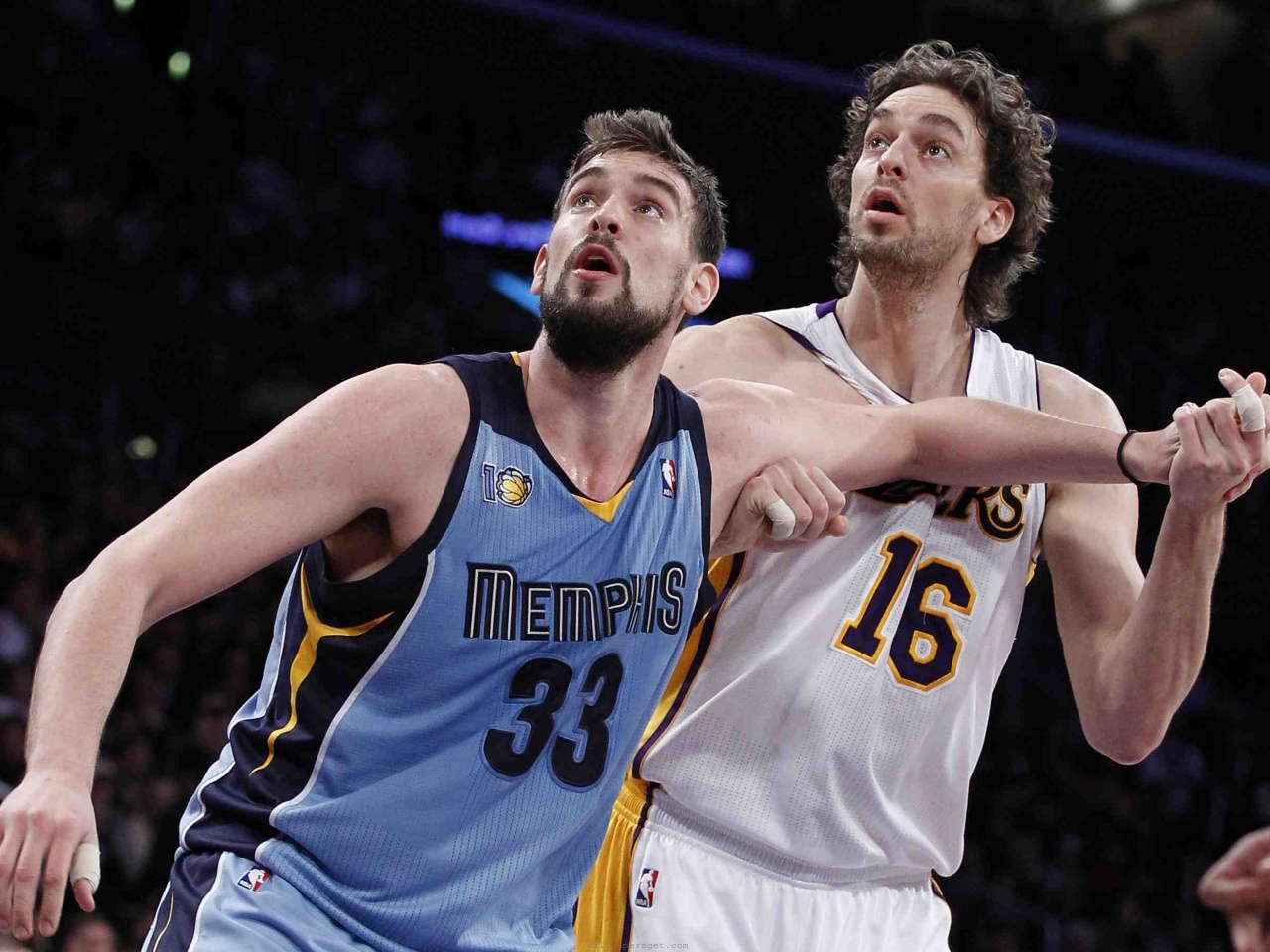 Nba American Basketball Marc Gasol Memphis Grizzlies Pau Gasol La Lakers