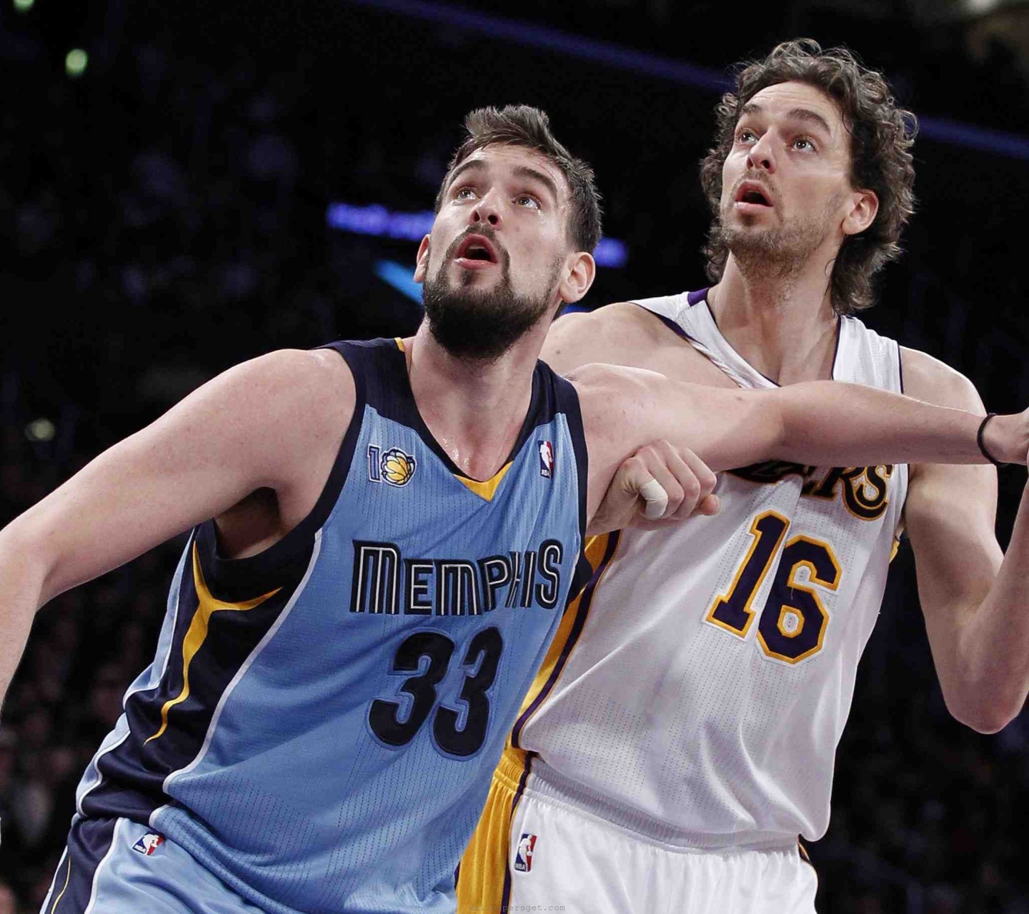 Nba American Basketball Marc Gasol Memphis Grizzlies Pau Gasol La Lakers