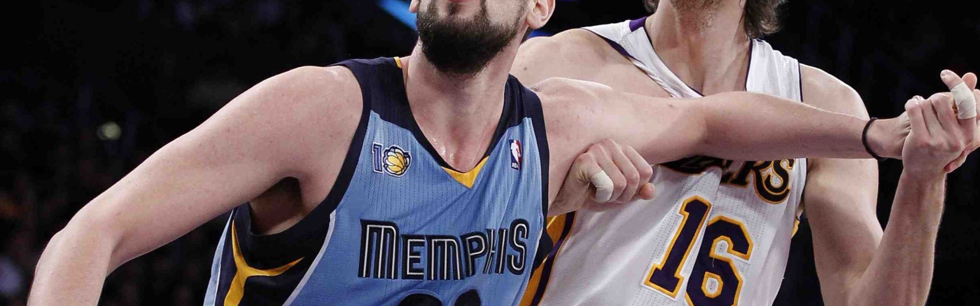 Nba American Basketball Marc Gasol Memphis Grizzlies Pau Gasol La Lakers