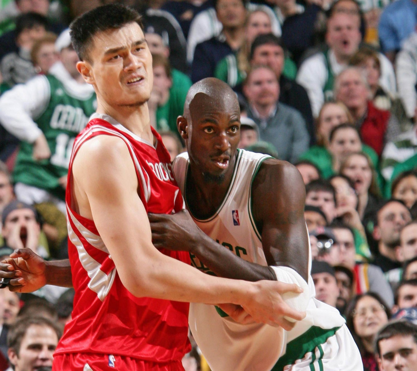 Nba Kevin Garnett And Yao Ming