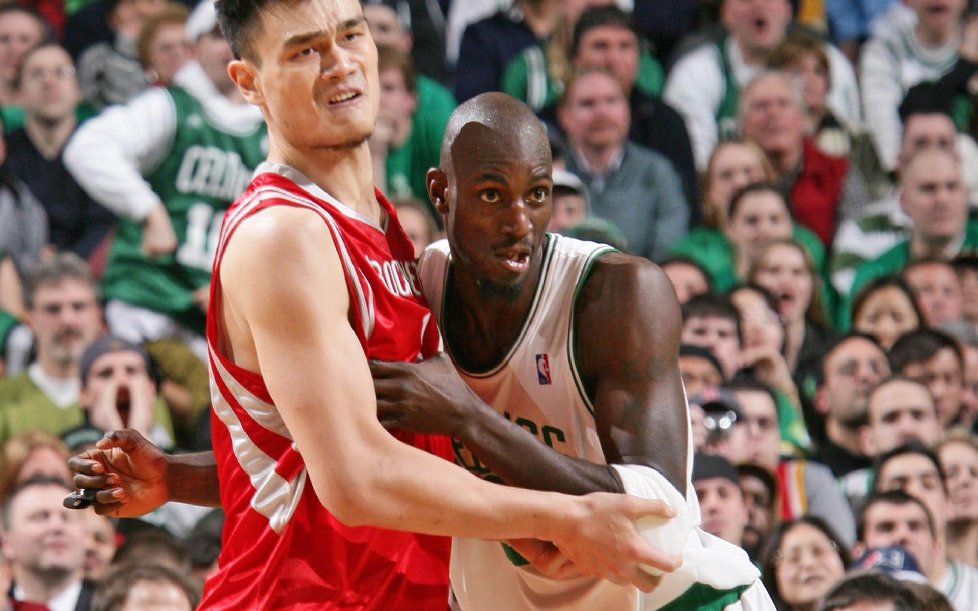 Nba Kevin Garnett And Yao Ming