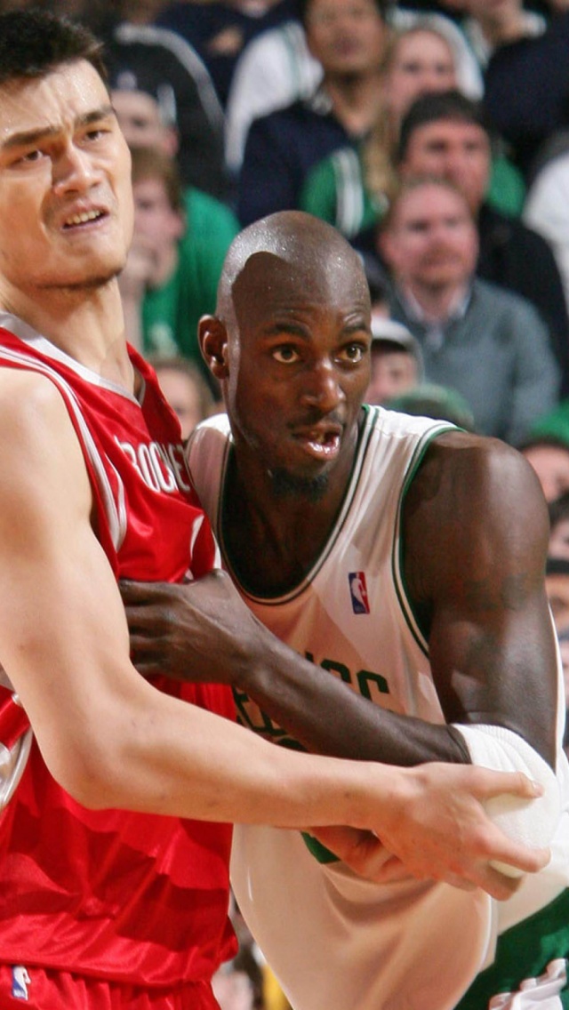 Nba Kevin Garnett And Yao Ming