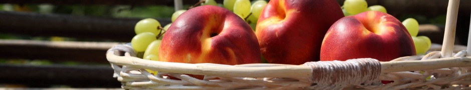 Nectarines And Grapes