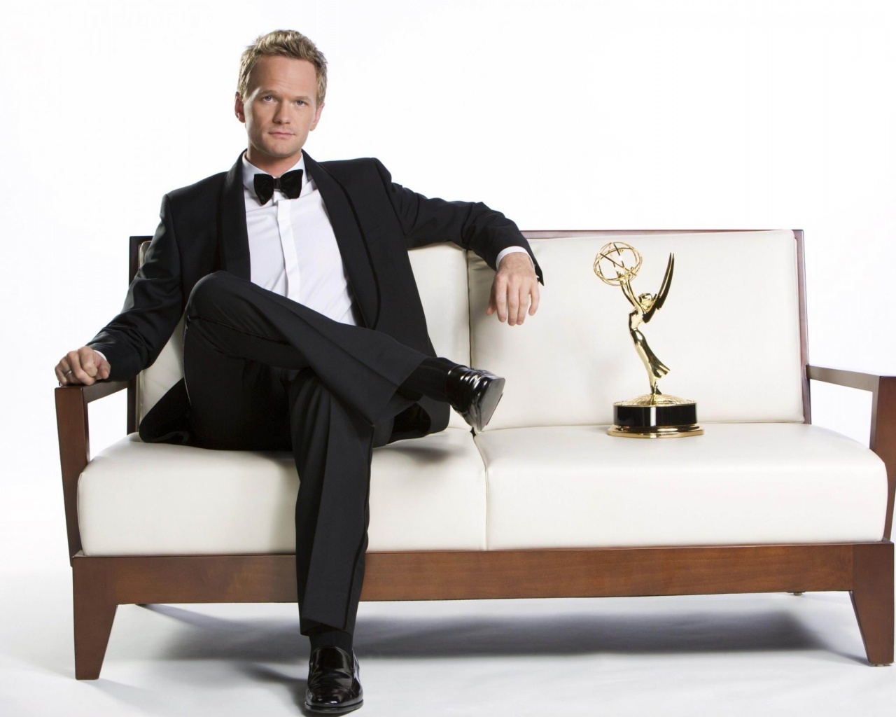 Neil Patrick Harris On The Sofa With A Reward